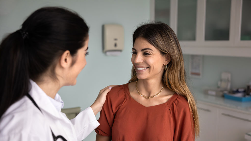 Patient in a doctors consultation